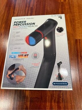 Sharper Image Hot + Cold Reach Percussion Massager - NIB